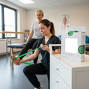Premium Latex-Free Rehabilitation Bands - 36 Packs of 1.25m Lengths with Countertop Dispenser