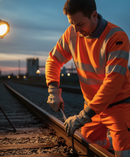 Premium Hi-Vis Arc Flash Sweatshirt with Fire Retardant and Anti-Static Features for Industrial Safety