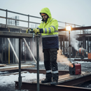 Premium High-Visibility Winter Parka with Wind and Water Resistance, Adjustable Fit, and Quilted Lining for Cold Conditions