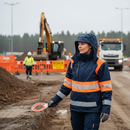 Premium Women’s Hi-Vis Shell Jacket - Wind and Waterproof, Comfortable Fit with Detachable Hood for Helmet Compatibility