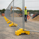 Premium Temporary Fence Ballast Block 40kg - Concrete-Filled and Stackable for Enhanced Stability