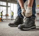 Premium Heavy Duty Work Boots with Steel Toecap, Antistatic Features, and Slip-Resistant Sole for Ultimate Comfort and Safety