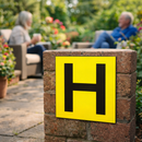Hydrant Marker Signs – 178mm x 203mm – Rigid Plastic – Indoor/Outdoor Use