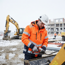 Premium Lightweight Hi-Vis Winter Jacket with Waterproof Features and Reflective Details for Enhanced Visibility