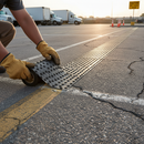 Premium Heavy Duty Roadmark Blanking Tape - 254mm x 36.5m Self-Adhesive with Opaque Finish for Improved Worksite Safety