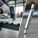 Professional Tamper-Proof Driver Bit Twin Pack - 50mm and 170mm Length for Hard to Reach Areas
