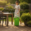 Premium 50 Litre Swing Top Bin Green - Durable Waste Management Solution for Home and Office Use