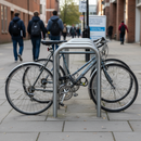 Premium Galvanised Bicycle Parking Rack - Heavy Duty Steel Construction with Space Saving Design