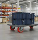 200mm Diameter Heavy Duty Polyurethane Tyred Wheel with Nylon Centre