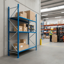 Additional Heavy Duty Steel Shelf - Blue - Industrial Grade