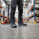 Premium Heavy Duty Safety Boot with Composite Toe Cap, Nitrile Rubber Outsole, and Textile Penetration Protection for Outdoor Work