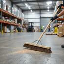 Premium 24 Inch Broom with 48 Inch Handle - Heavy Duty Cleaning Tool for Effective Dust and Debris Removal