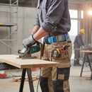 Premium Heavy Duty Nylon Work Belt with Zinc Plated Buckle - Adjustable Up to 54”