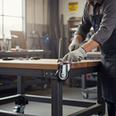 125mm Premium Swivel Plate Castor with Elastic Aluminium Centre