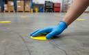 Premium Self-Adhesive Circle Floor Markers - Durable 90mm Pack of 10 for Industrial Spaces