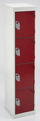 4-Door School Locker with Cam Lock – 300/380/450mm Depth (view 2)