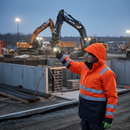 Premium High-Visibility Winter Parka with Wind and Water Resistance, Adjustable Fit, and Quilted Lining for Cold Weather Protection
