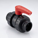 1 1/2in Male Camlock Ball Valve with Quick-Connect Coupling (view 2)