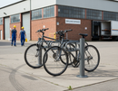 Premium Single Direction Bicycle Rack - Modular Design with Galvanised Steel and Customizable Top Caps