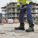 Premium Heavy Duty Waterproof Work Boots with Composite Toe, Anti-Puncture Sole, and Insulated Outsole for Cold Weather Protection
