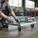 125mm Fixed Plate Castor with Heavy Duty Elastic Aluminium Centre