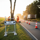 Premium Tree Cutting Sign for Road Safety - Quick Fit Plate Designed for Hazard Warnings