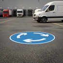 Premium Mini Roundabout Preformed Thermoplastic Road Marking for Effective Traffic Management
