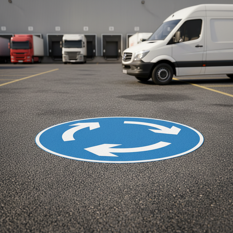 Premium Mini Roundabout Preformed Thermoplastic Road Marking for Effec