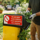 Do Not Wear Loose Clothing When Operating Machine Safety Signs – 1mm Rigid Plastic – Indoor/Outdoor Use