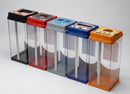 60-litre animal-face recycling bin with polycarbonate body (view 2)