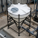 2000 Litre 60° Cone Tank, UV Polyethylene, 2in Drainage