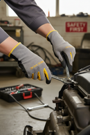 Premium Multi-Purpose Glove with Electro Conductive Tips and Durable Synthetic Leather Palm for Landscaping and Maintenance