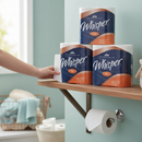 Premium 2 Ply Toilet Roll - 36 Pack, Pure Pulp, Soft White Sheets, 320 Sheets per Roll, 33.6m Length