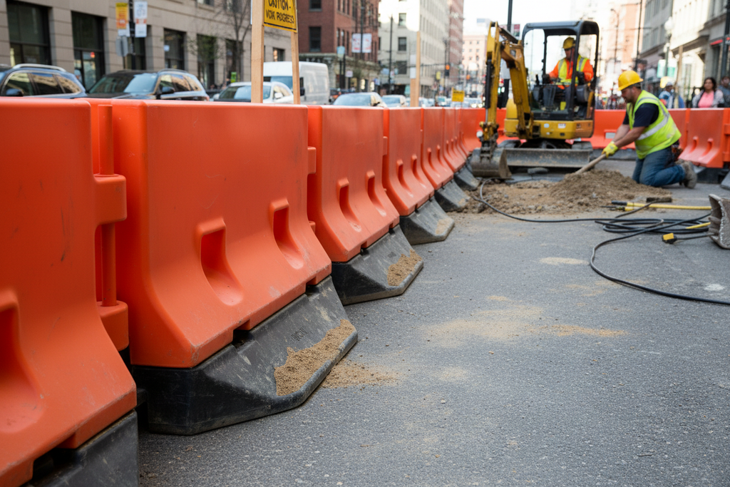 Ballast Railing Base Premium Heavy Duty Ballast Base for Barriers - Durable, Weather-Resist