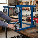 100mm Premium Swivel Plate Castor with Elastic Aluminium Centre