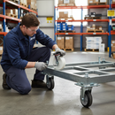 125mm Heavy Duty Swivel Plate Castor Nylon Wheel with Roller Bearing