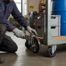 160mm Heavy Duty Swivel Bolt Hole Castor with Elastic