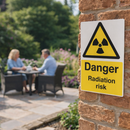 Radiation Risk Safety Sign – 1mm Rigid Plastic – Indoor/Outdoor