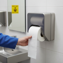Premium Mini Jumbo Toilet Roll 2Ply with 3" Core - White, Pack of 12 for High Capacity Usage