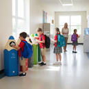 Premium 70L School Pencil Litter Bin - Durable, Weather-Resistant, Colorful Design for Indoor and Outdoor Use