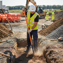 Premium Insulated Point Digging Bar with Steel Head for Soil Excavation - 6kg Lightweight Construction