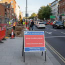 Premium Custom Information Board 750x750mm - Heavy Duty Zintec Construction for Road Works Notification
