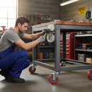 80mm Swivel Plate Heavy Duty Castor Nylon Wheel with 170Kg Load Capacity