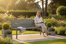 Premium Heavy Duty All Steel Bench 1.8m with Galvanised Slats and Eco-Friendly Materials