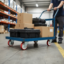 125mm Swivel Plate Castor with Heavy-Duty Polyurethane Wheel