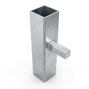 Galvanised 4in x 4in Square Hang Post for 53in Fencing (view 2)