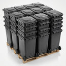 240 Litre Wheelie Bins, Pack of 20, Pallet Delivery (view 2)