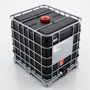 1000L Reconditioned IBC Container – Black Bottle, 3in Valve, Steel Pallet, Grade A (view 2)