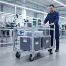 125mm Premium Swivel Plate Castor with Anti-Static Properties