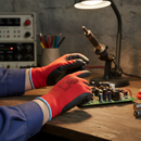 High-Performance Nylon/PU Palm Coated Precision Gloves for Assembly Tasks